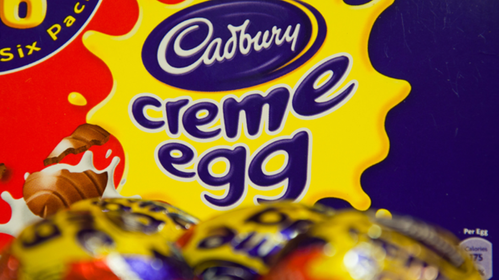 Creme eggs