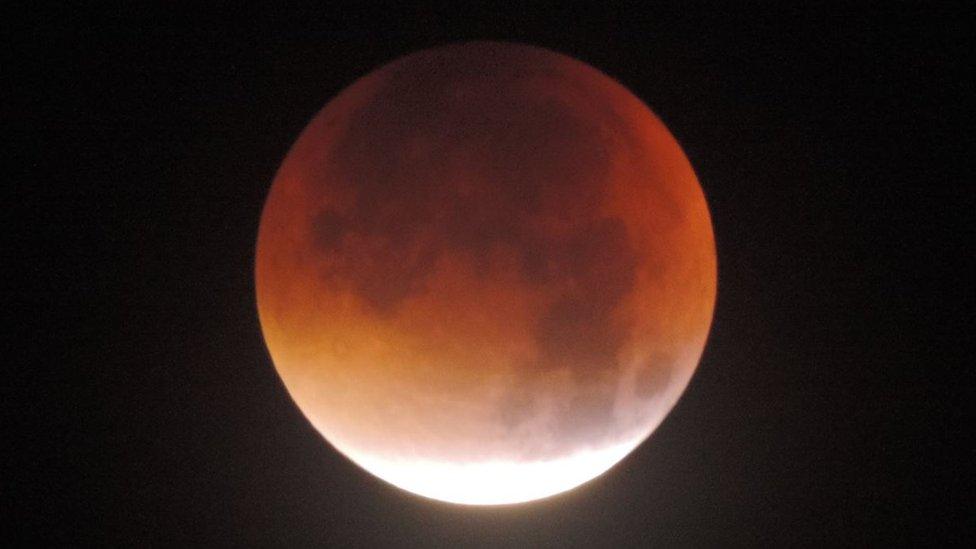 Supermoon lunar eclipse