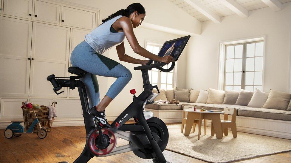 Peloton workout bike online