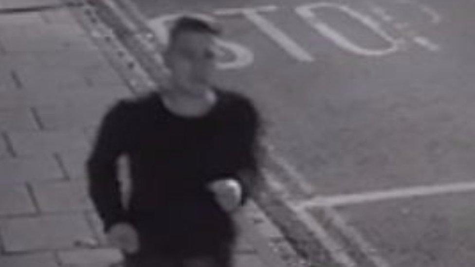 CCTV image of Rory Johnson-Hatfield in York