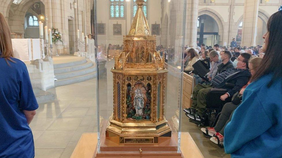 Relics of St Bernadette