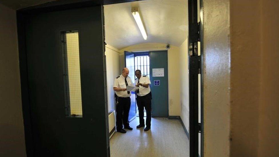 Prison officers at Wormwood Scrubs