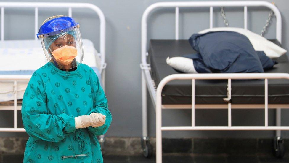 A nurse in a hospital in South Africa - July 2020