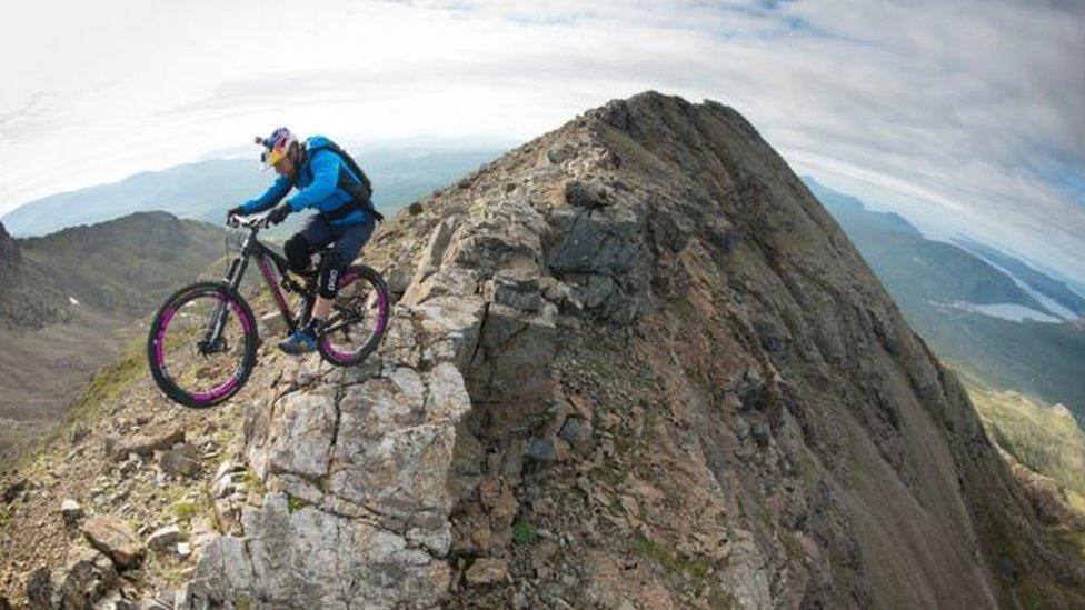 Danny MacAskill on Skye's Cuillin Ridge