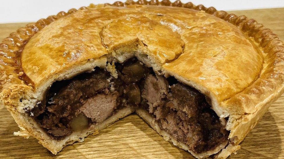 Meat and potato pie