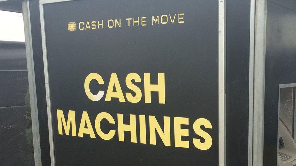Cash Machine in T in the Park