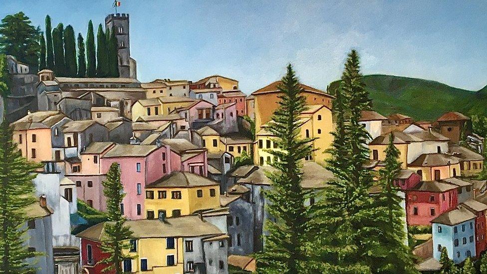 Painting of Barga