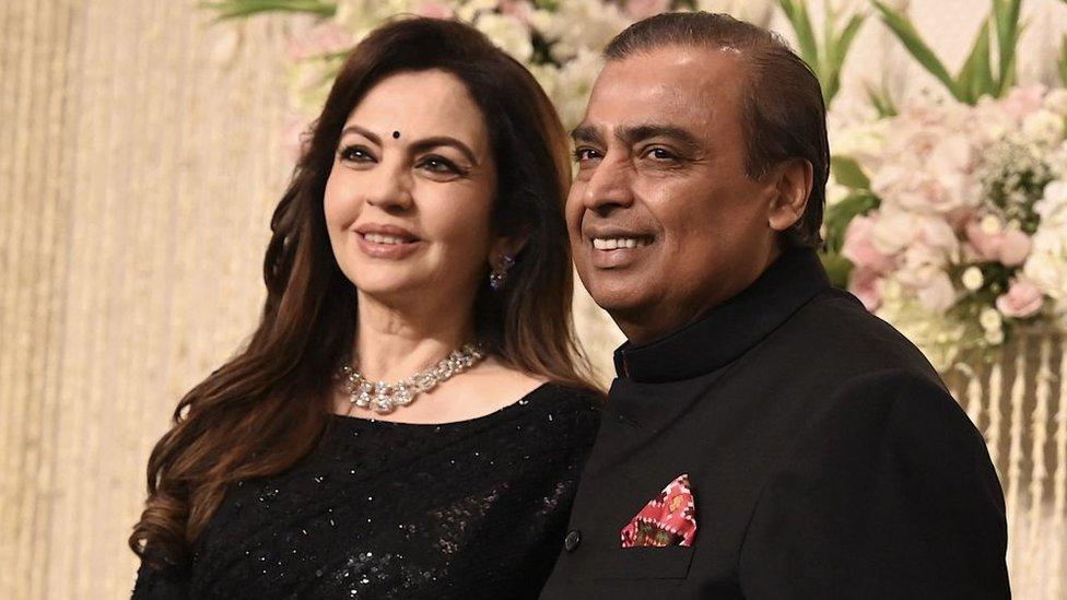 Mukesh and Nita Ambani