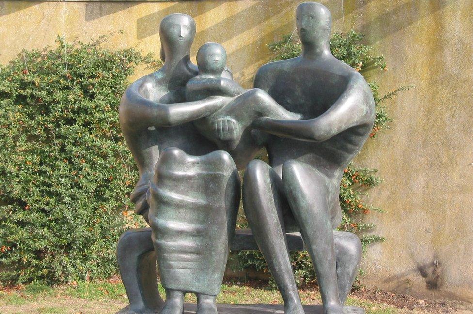 Henry Moore's the Family Group