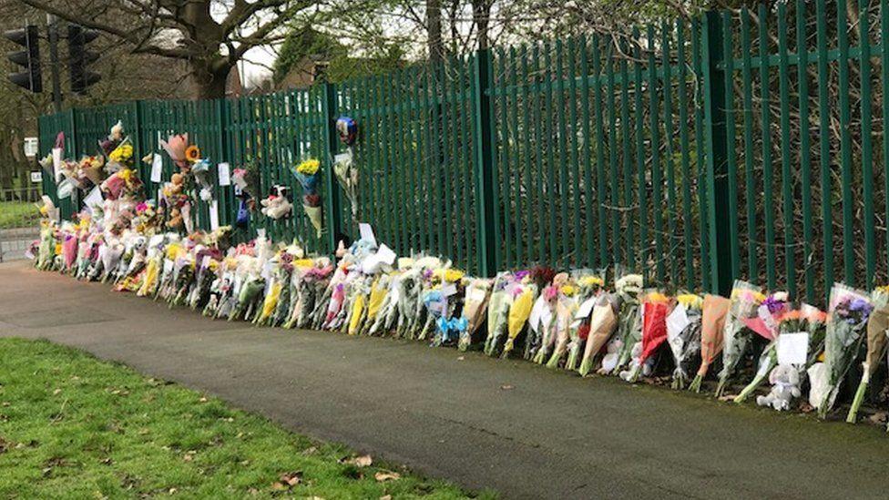 Floral tributes