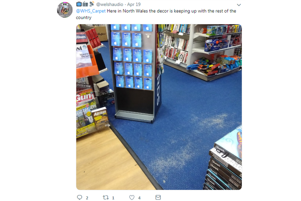 A WH Smith store