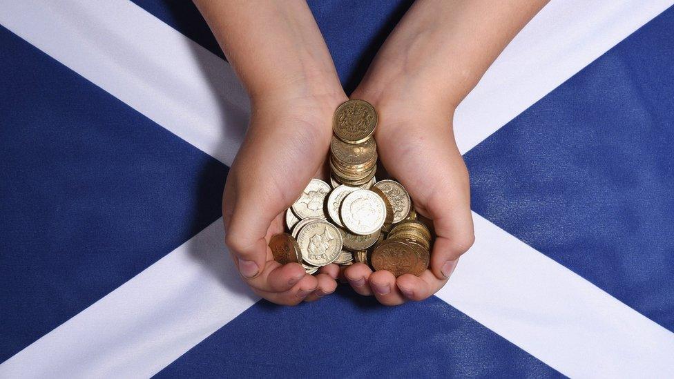 Money being held over Saltire