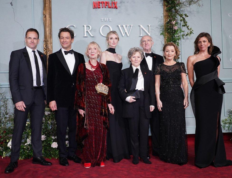 The cast of The Crown