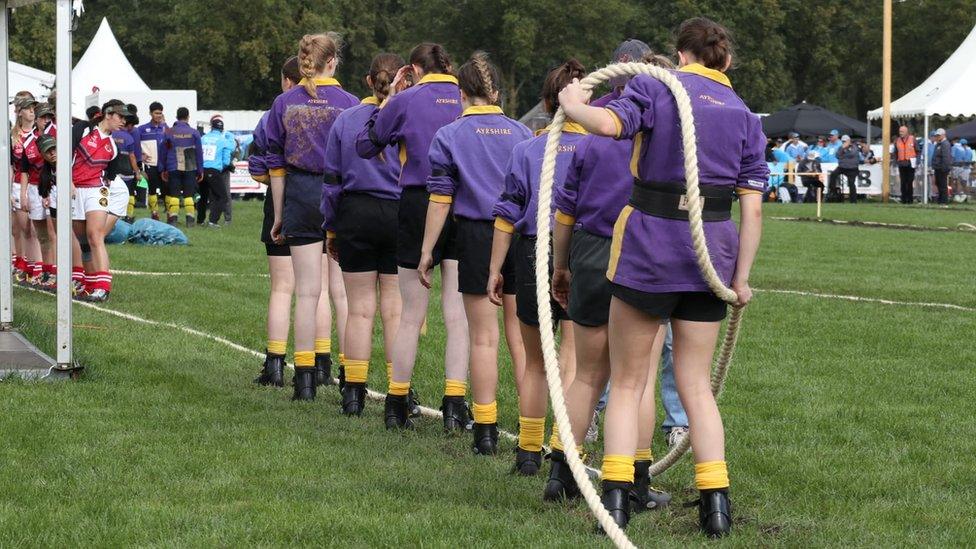 Ayrshire junior women team