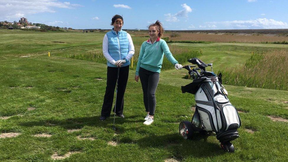 Angela Vaughan and her daughter, Claire