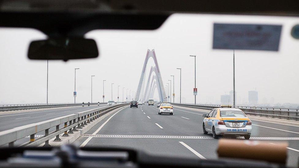 Nhat Tan Bridge, Hanoi, Vietnam