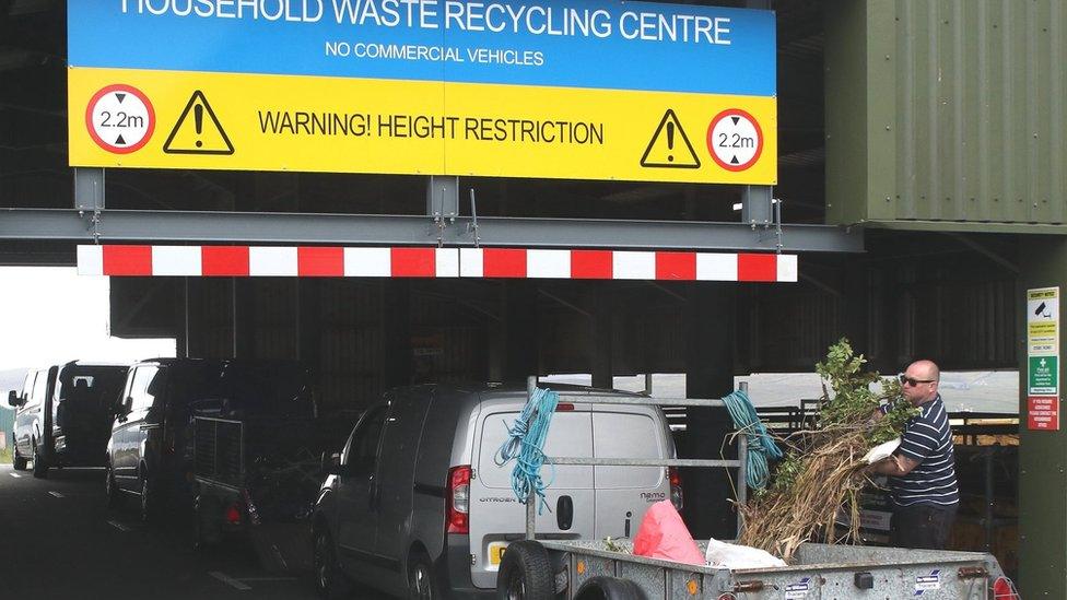 Shetland recycling centre