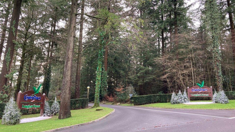 Longleat Center Parcs main entrance