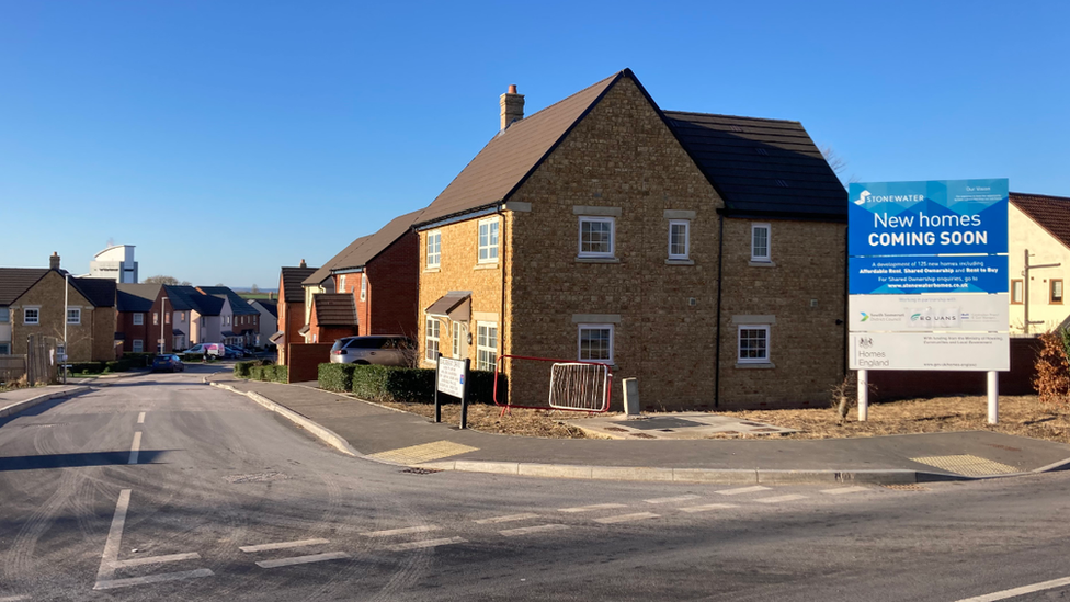 Entrance to Mulberry Meadows site at Castle Cary