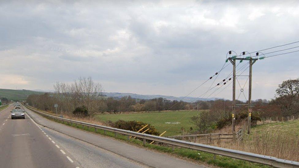 A835 near Maryburgh