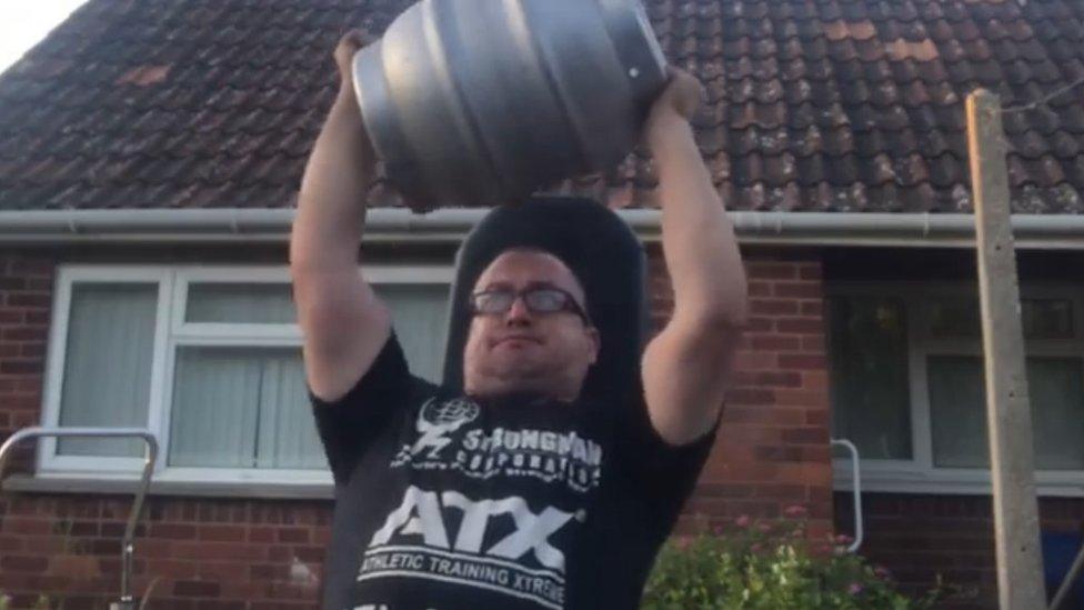 Gary Clarke, the UK's first ever disabled strongman and founder of Britain's Disabled Strongman Competition