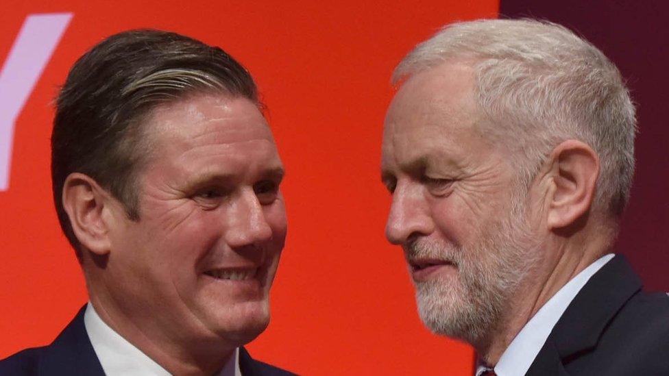 Sir Keir Starmer and Jeremy Corbyn