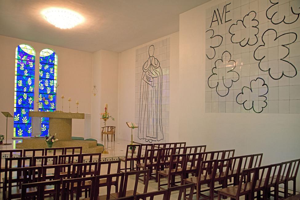 Matisse's Rosaire Chapel at Vence Alpes-Maritime, France