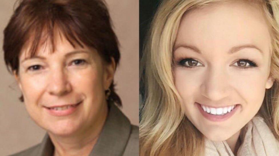 Victims Dr Nancy Van Vessem, 61, and Maura Binkley, 21.