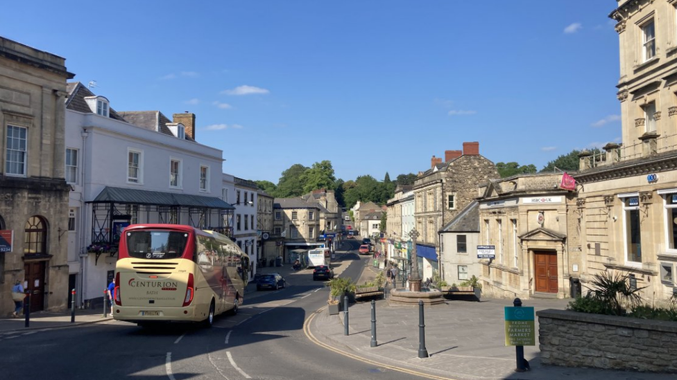 General shot of Frome town centre