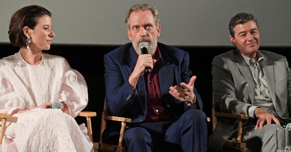 Tessa Ferrer, Hugh Laurie and Kyle Chandler