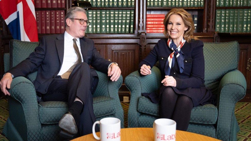 Keir Starmer and Natalie Elphicke