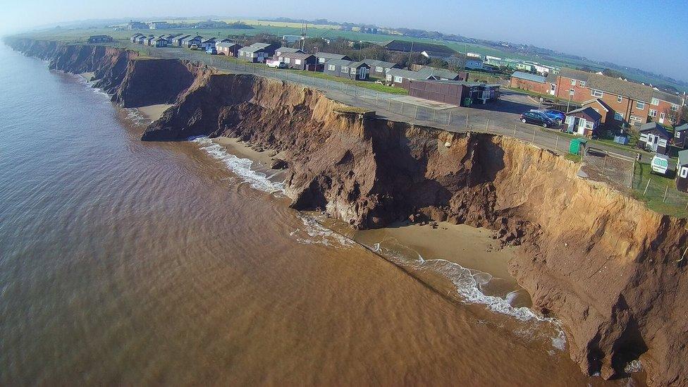 Coastal erosion