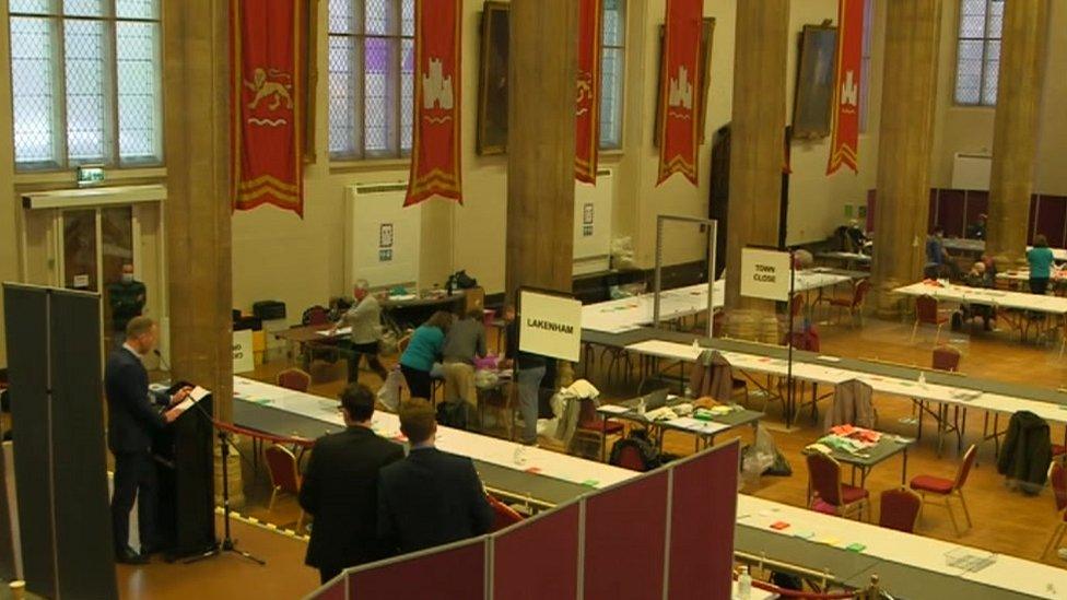 Norwich City Council election count