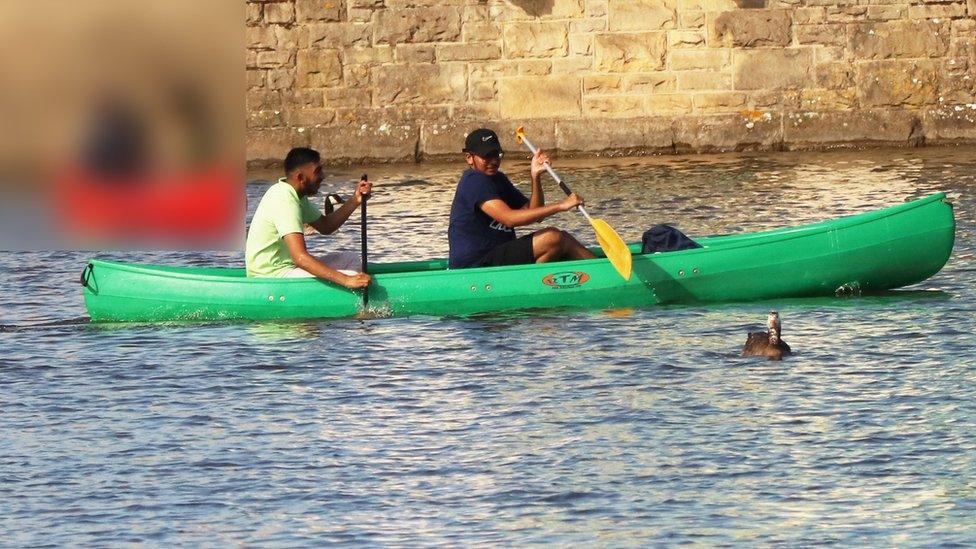 Children on boat