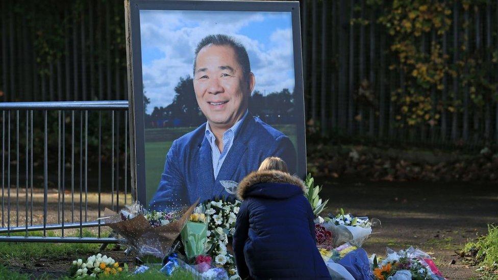 Shrine to Vichai