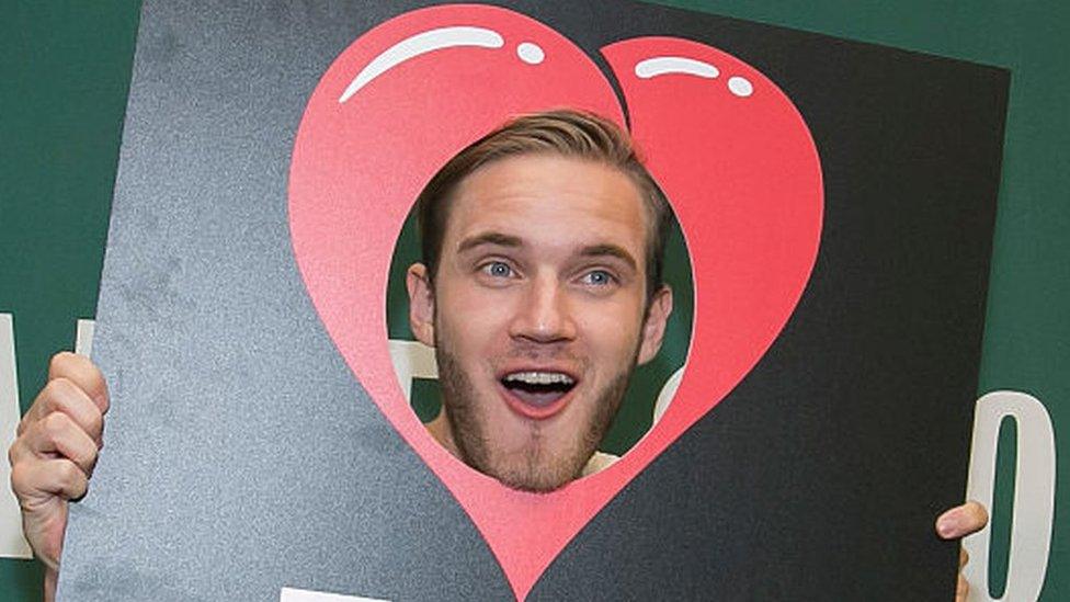 YouTuber PewDiePie