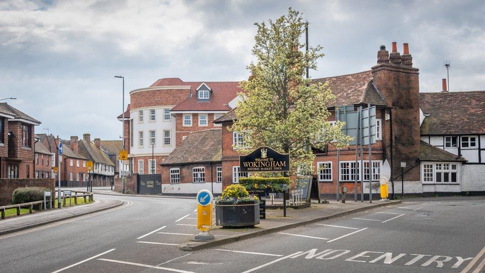 Wokingham sign