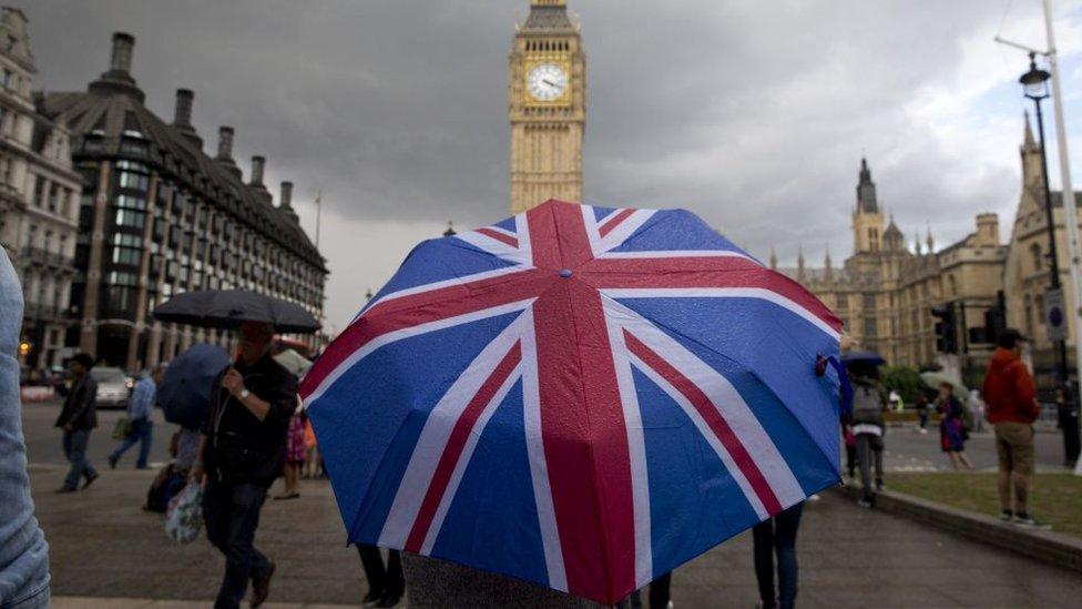 Union flag umbrella