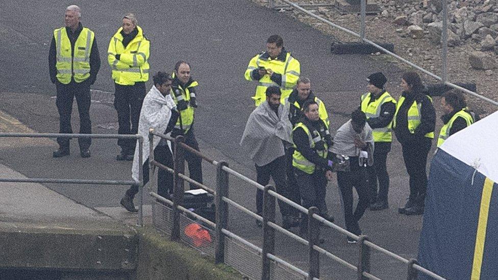 More Dover Migrants Cross The Channel And Are Escorted By Border Force