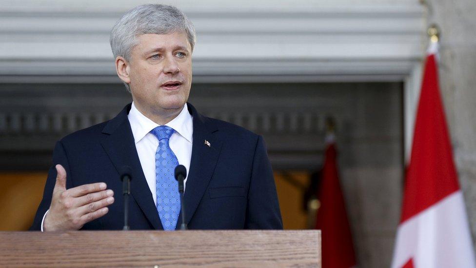 Stephen Harper announces general election. 2 Aug 2015