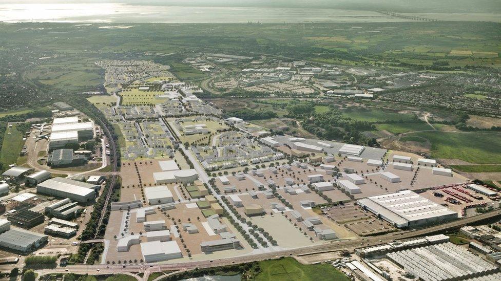 Filton Airfield Masterplan CGI