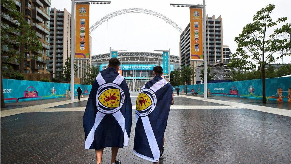 fans at Wembley