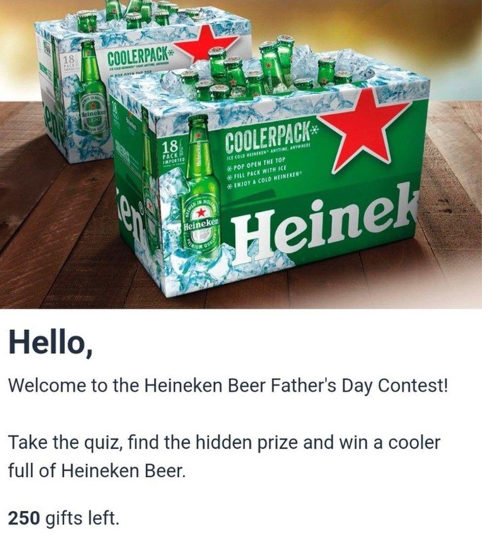 Heineken scam