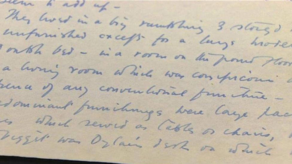 Dylan Thomas letter