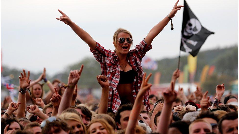 Festival crowds