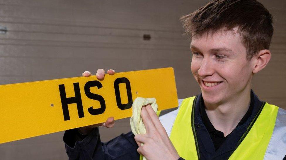 Number plate