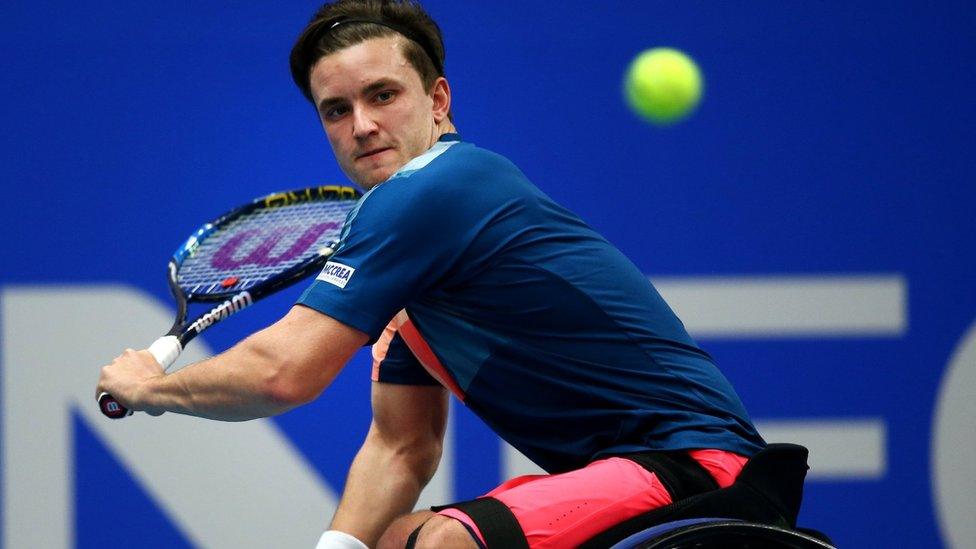 Tennis wheelchair champion Gordon Reid