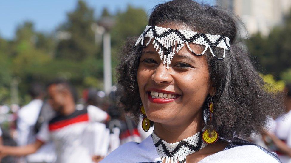 Woman in traditional costume