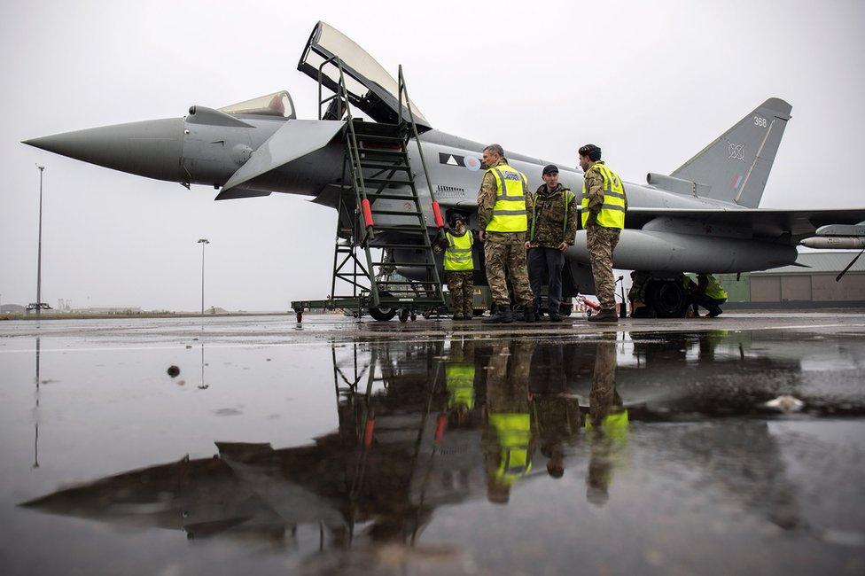 Typhoon at RAF Lossiemouth