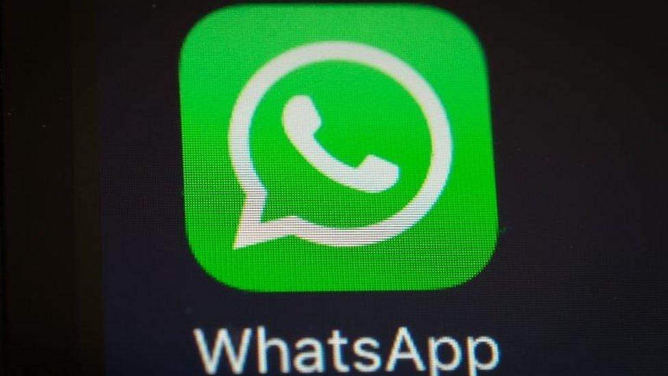 A screen shot of the popular WhatsApp smartphone application is seen after a court in Brazil ordered cellular service providers nationwide to block the application for two days in Rio de Janeiro, Brazil, on December 17, 201